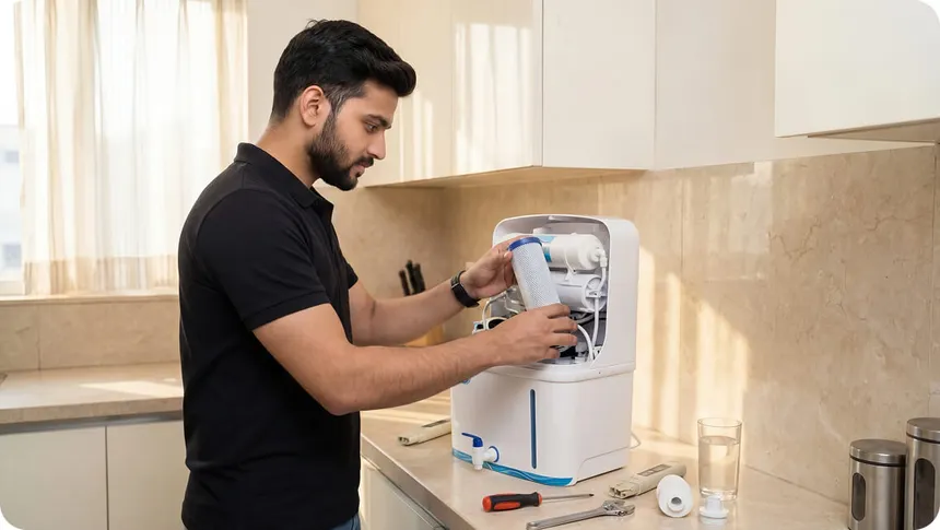 Water purifier installation